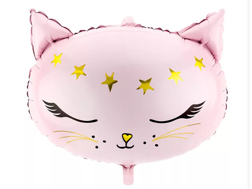ФИГУРА КОШКА ГОЛОВА PINK
