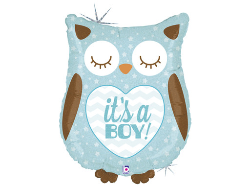 IT'S A BOY СОВА ГОЛУБАЯ БЛЕСК
